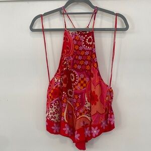 Free People floral tank